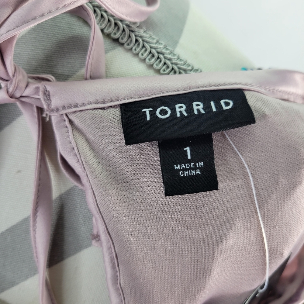 NWT Torrid Mini Sequin Mesh Shift Dress Purple Size 1X/14-16 - Picture 13 of 16